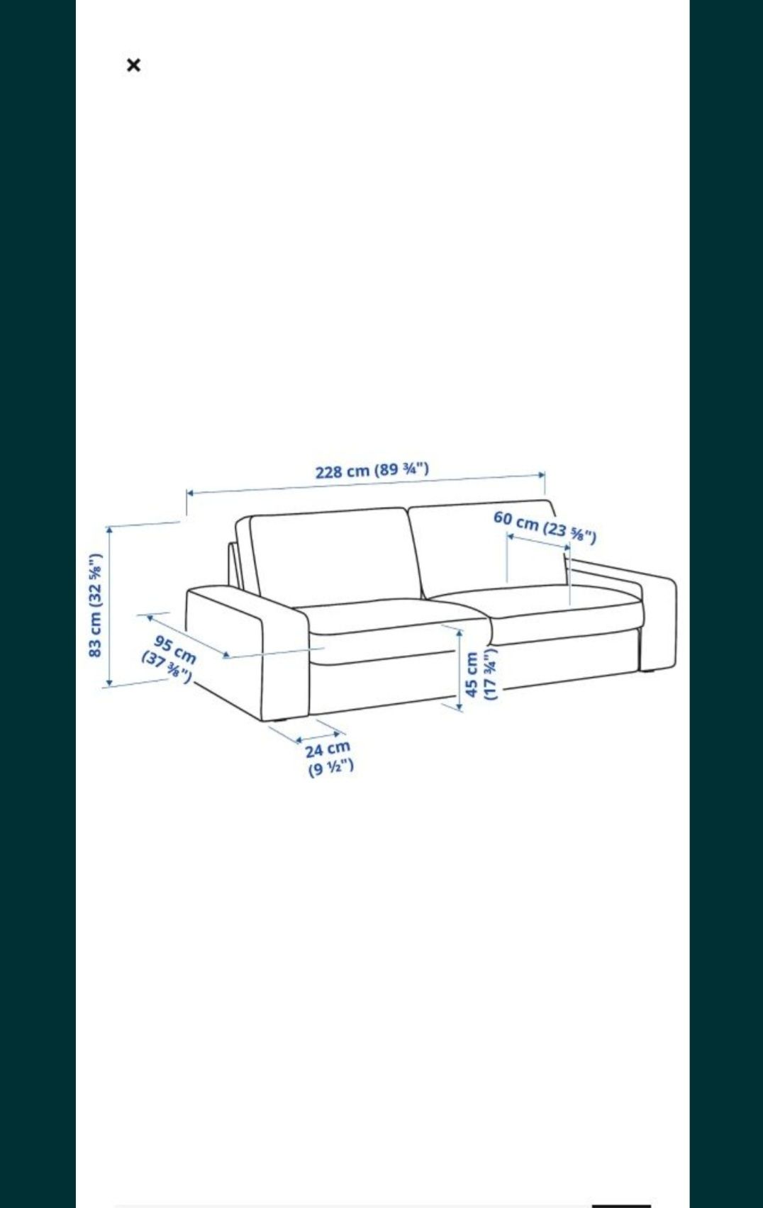 Sofa Kivik 3-osobowa