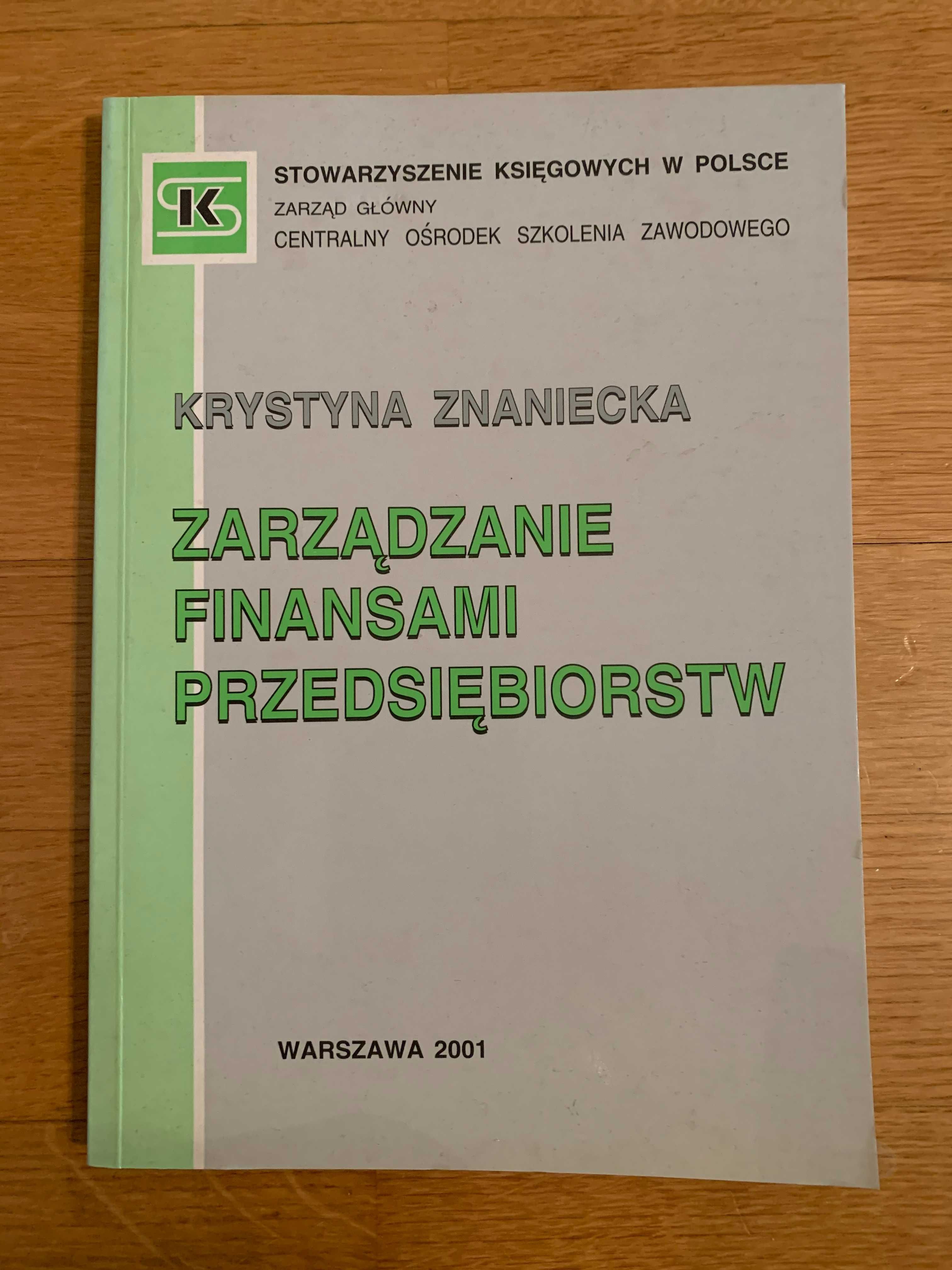 Krystyna Znaniecka, Zarządzanie Finansami Przedsiębiorstw