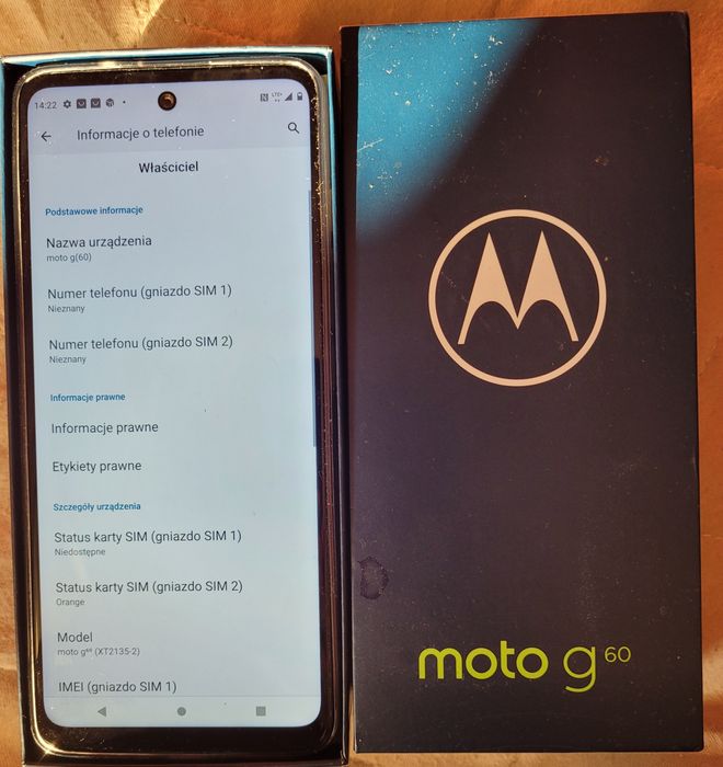 Motorola moto g60 telefon w bdb stanie