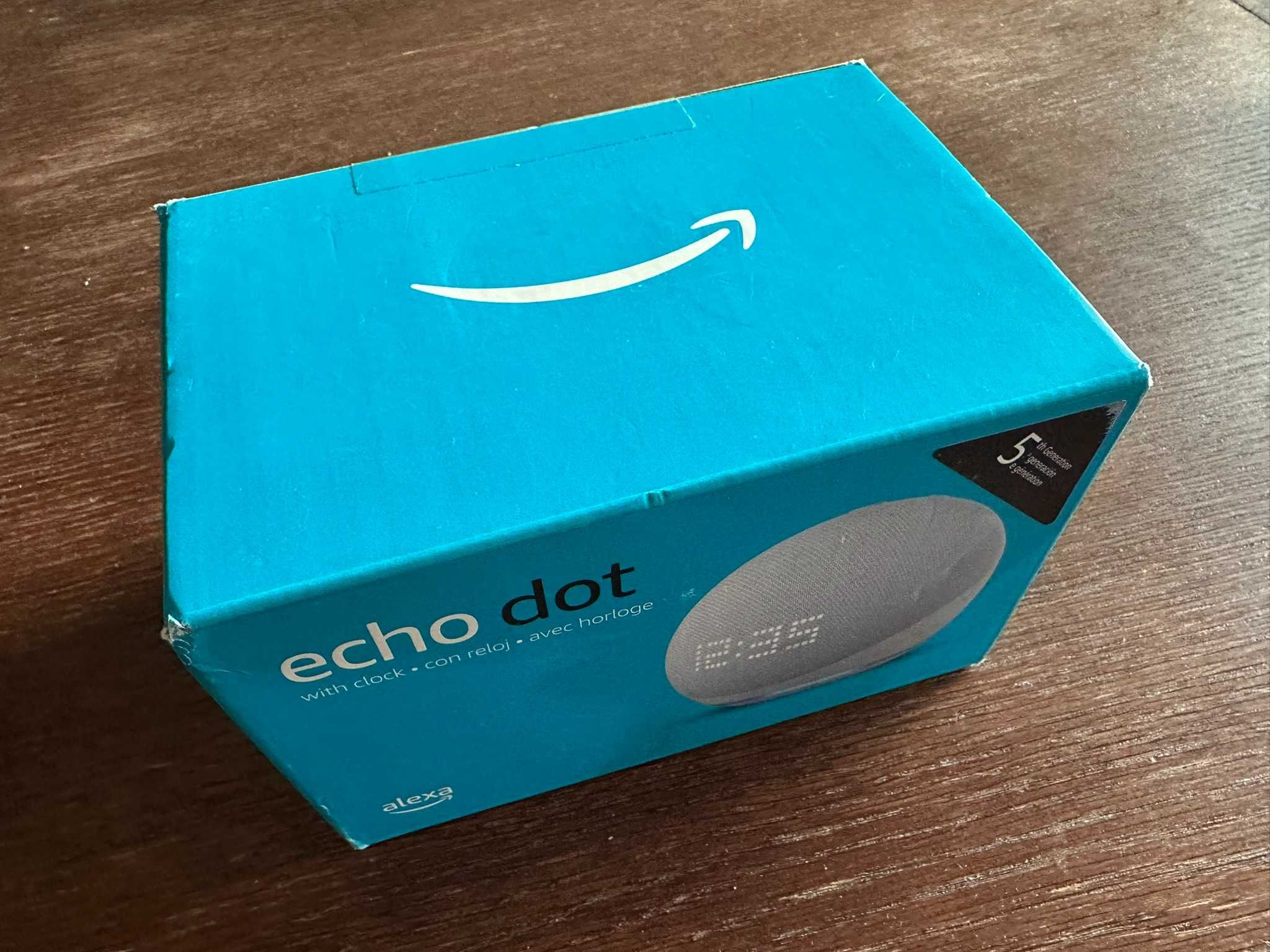 NOWY Inteligentny głośnik Amazon Echo Dot 5 z wyświetlaczem LED ALEXA