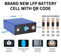 Bateria lítio EVE LF280K ideal para tuk tuk e Solar, grade A