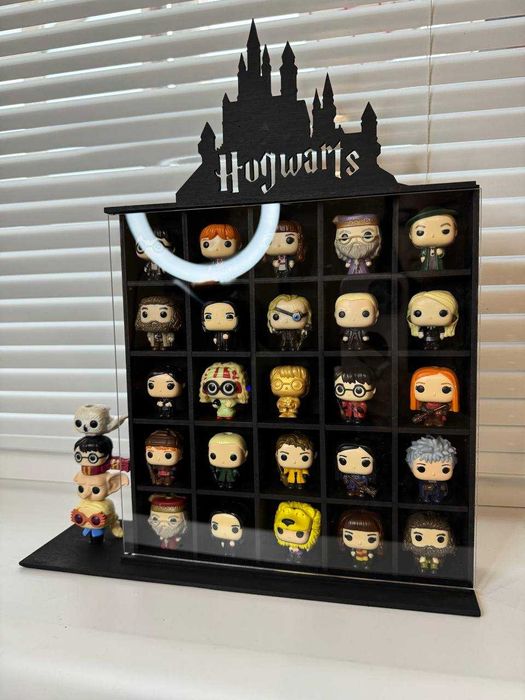 Поличка на 25 фігурок Kinder Joy Funko pop Гаррі Поттер