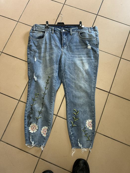 Dzinsy damskie duze rozmiar 52