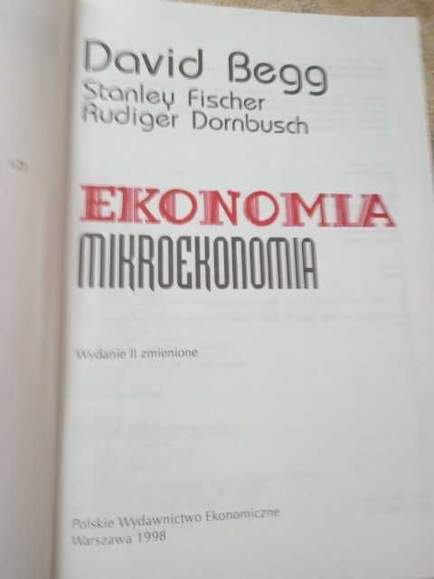 Mikroekonomia, 1998, David Begg, Stanley Fischer, Rudiger Dornbusch