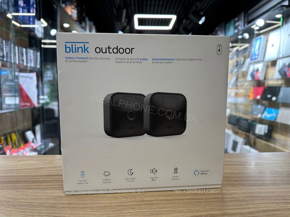 Бездротова HD-камера безпеки Blink Outdoor (2 Camera Kit)