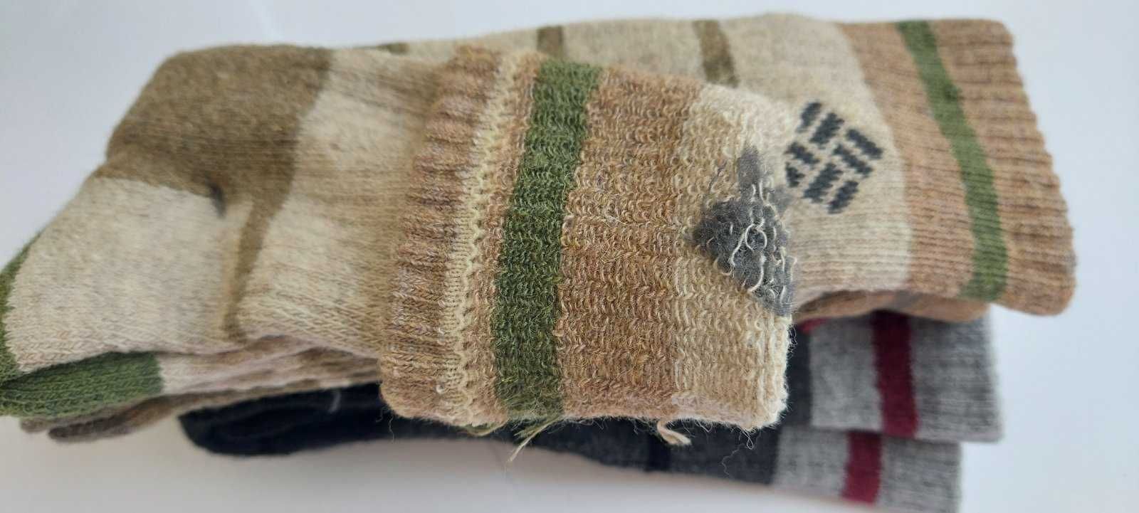Зимние теплые носки Columbia, шерсть 8%, набор из 4 пар, р. 6-12 US