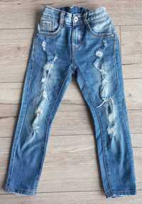 Spodnie jeansowe jeansy dżinsy 110/116 Boy&Studio