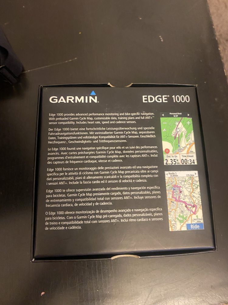 Computador de bicicleta Garmin GPS Edge 1000