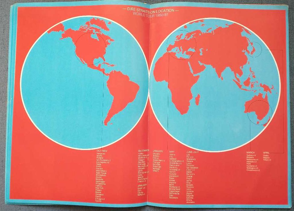 Dire Straits - On Location Tour [tourbook]