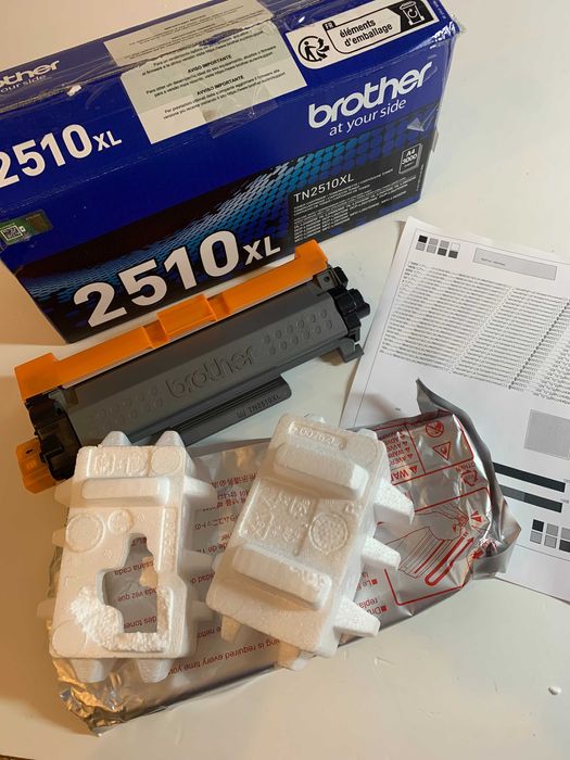 Brother TN2510XL Toner Oryginalny wysoka pojemność 3000 stron Czarny