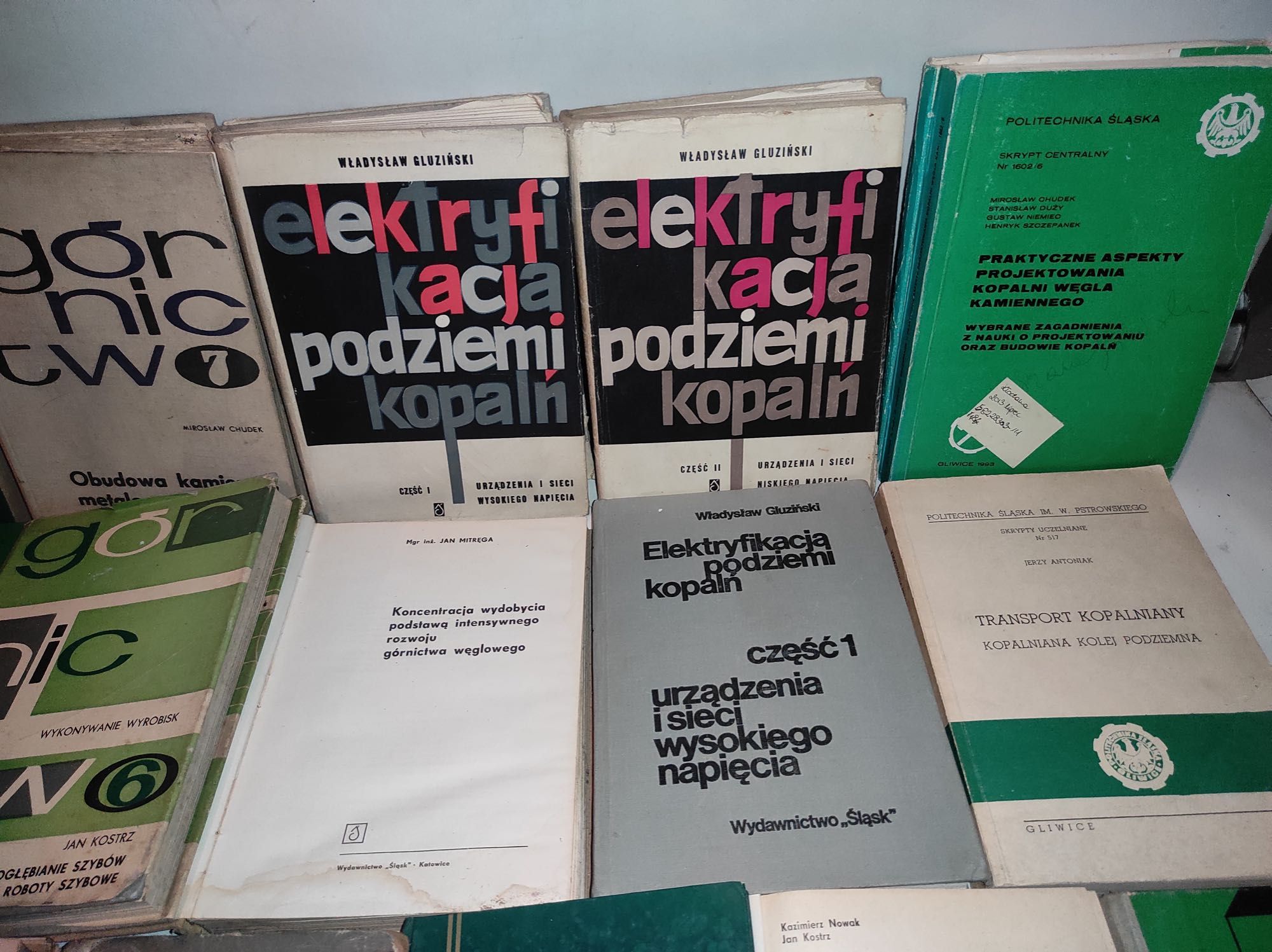 Książki o GÓRNICTWIE,Węgiel - 36 sztuk !