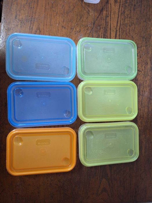 6 caixas para alimentos + 1 de oferta