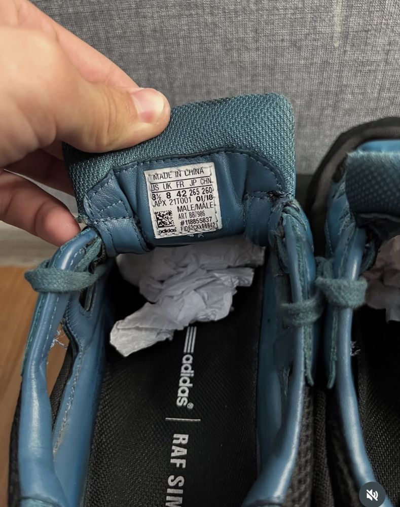 raf simons replicant ozweego