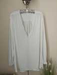 Biała luźna bluzka koszulowa 46 -50 4 XL 5 XL