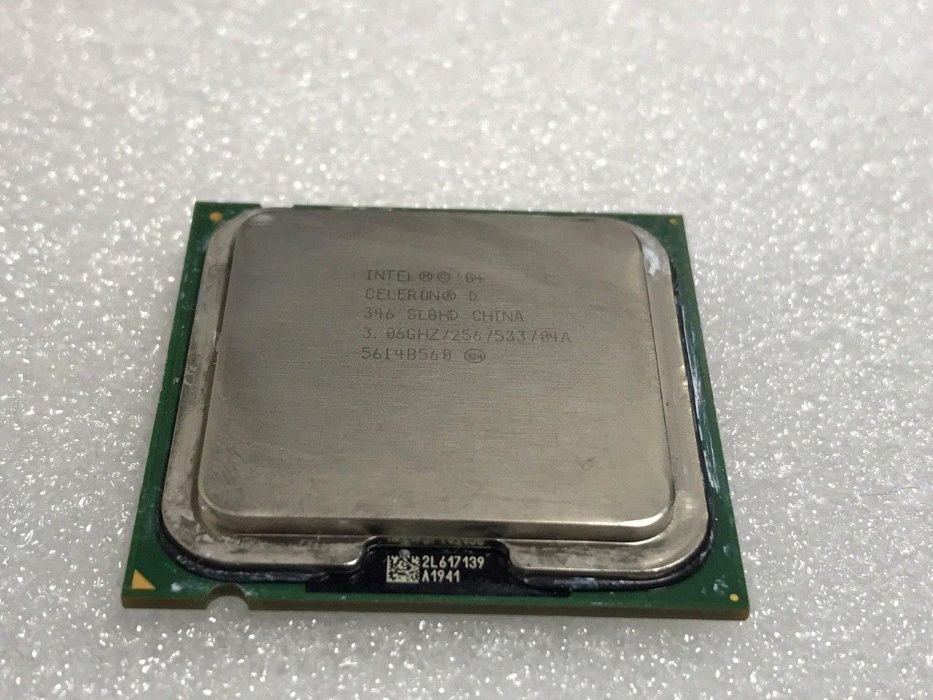 Intel® Celeron® D 346 3,06 ГГц, 256 КБ кэш/шинa 533 МГц