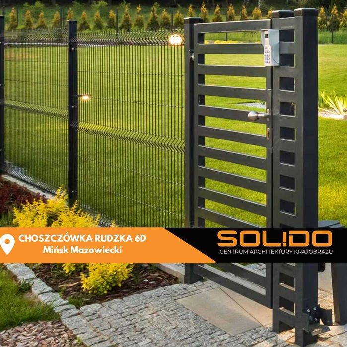 ZESTAW 50 mb – Panel 153cm + podmurówka + Słupek cm | ogrodzenie