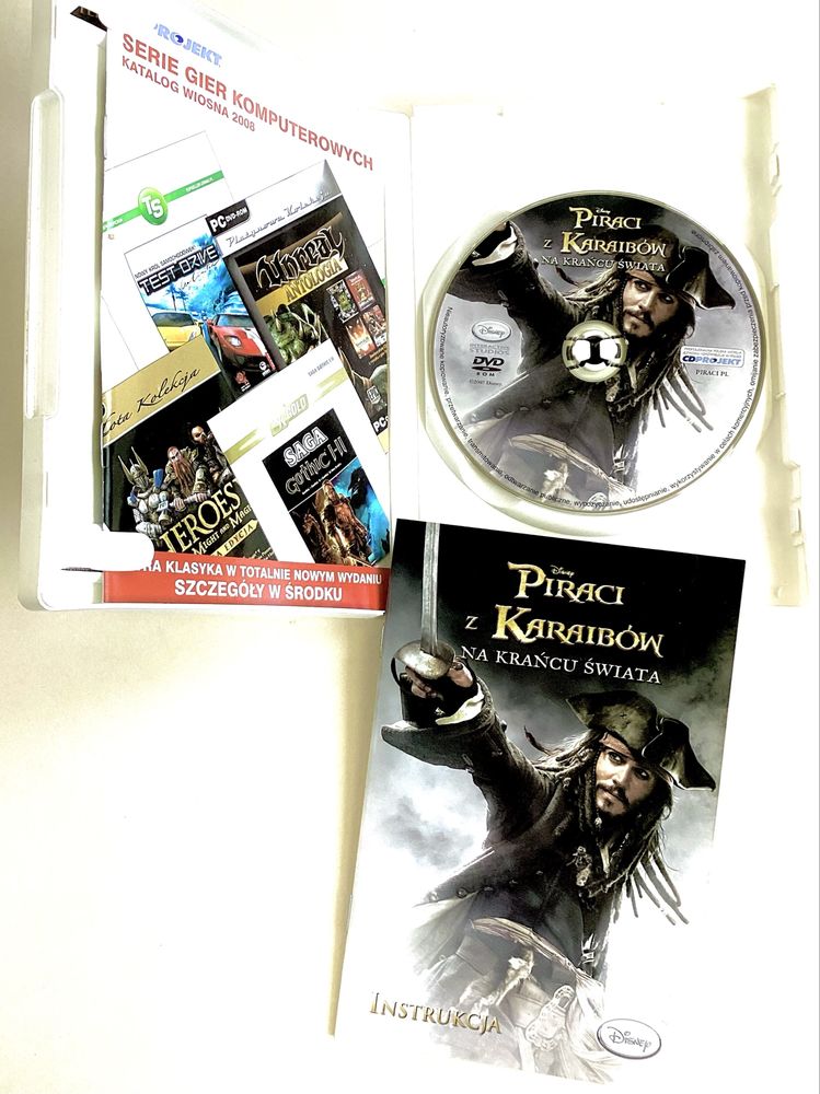 Gra komputerowa PL PC DVD Piraci z Karaibów Na krańcu świata Disney