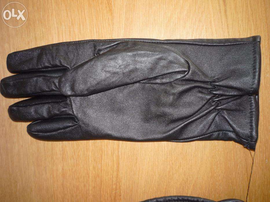 NOWE Męskie rękawiczki skórzane - b. duży rozmiar!