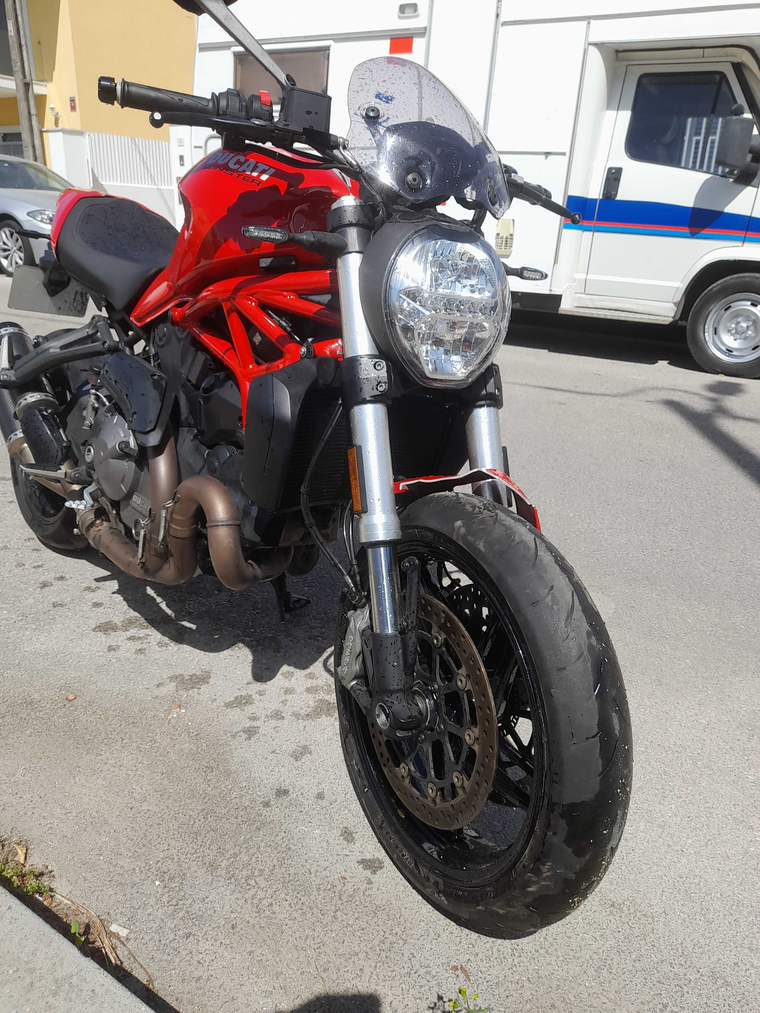 Ducati 821 acidentada 2018