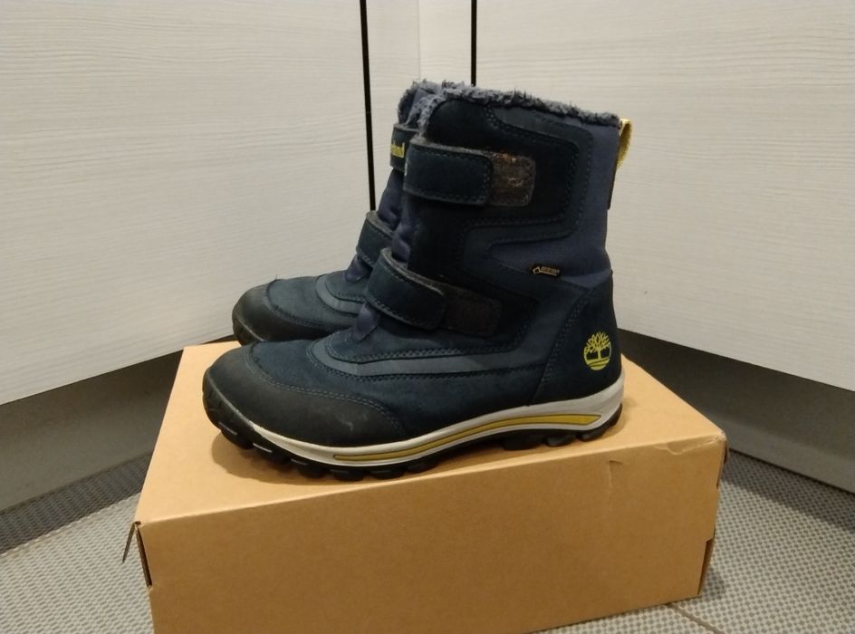 Dziecięce śniegowce, buty  zimowe Timberland z Gore-Texu, rozmiar 36