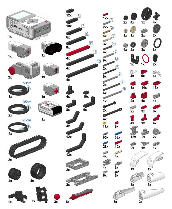Конструктор Lego Mindstorms  EV3 31313 45544 45560