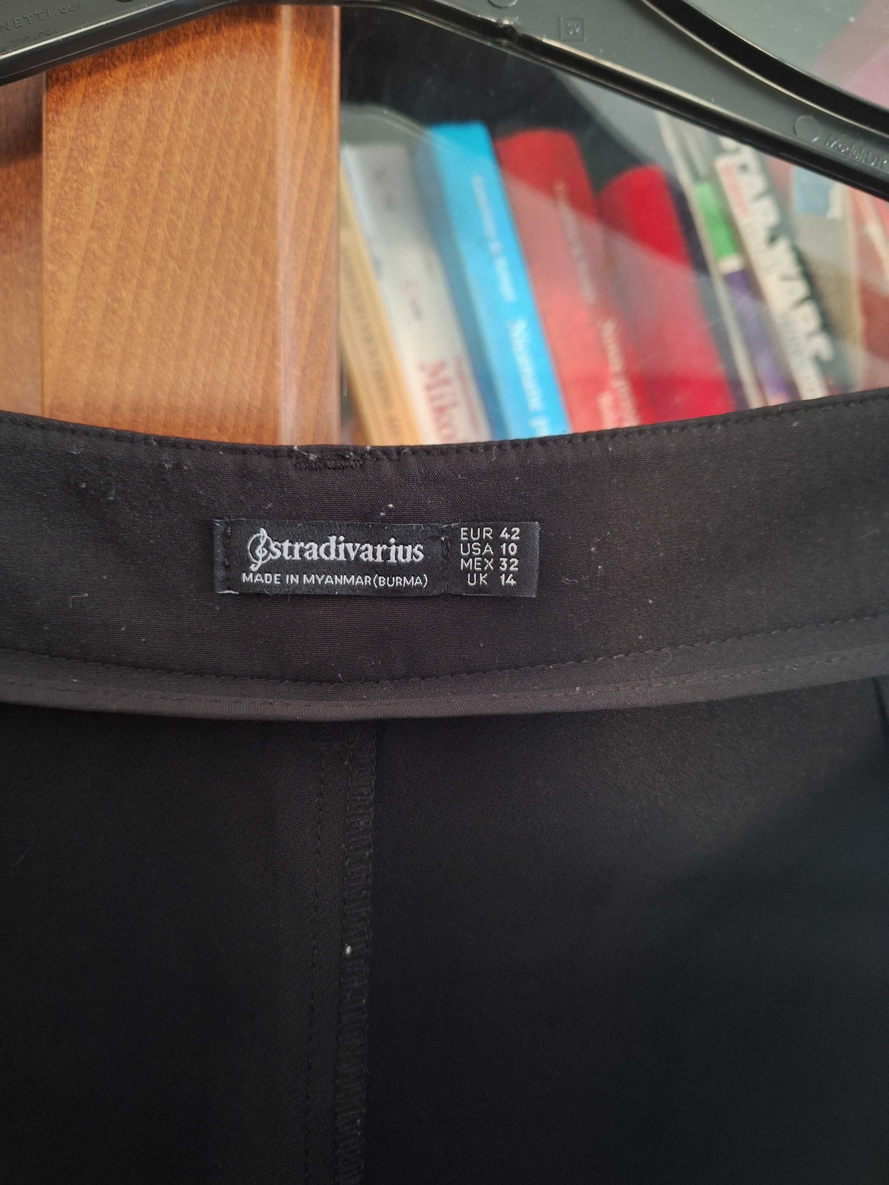 Spodnie stradivarius 42 szeroka nogawka