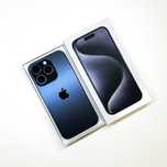 iPhone 15 Pro 128GB - Blue Titanium - Komplet - Idealny