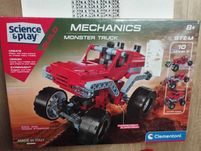 Laboratorium Mechaniki Monster Truck wiek8+ build Clementoni Mechanics