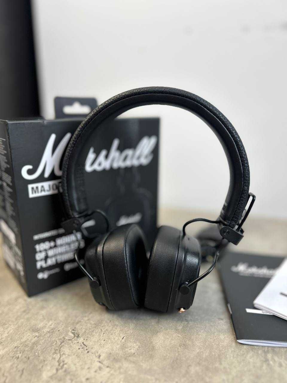 Акція! Бездротові Marshall Major 5 Black — До 100 годин роботи
