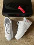 AF1\Powietrze*airDamskieNikeForce1SupremeWhite UnisexTrampki Rozm.44