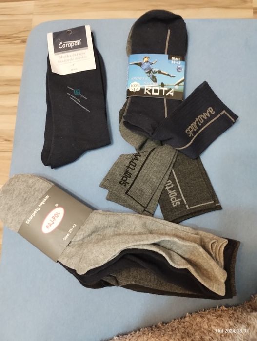 Skarpety męskie 39-42,9 par