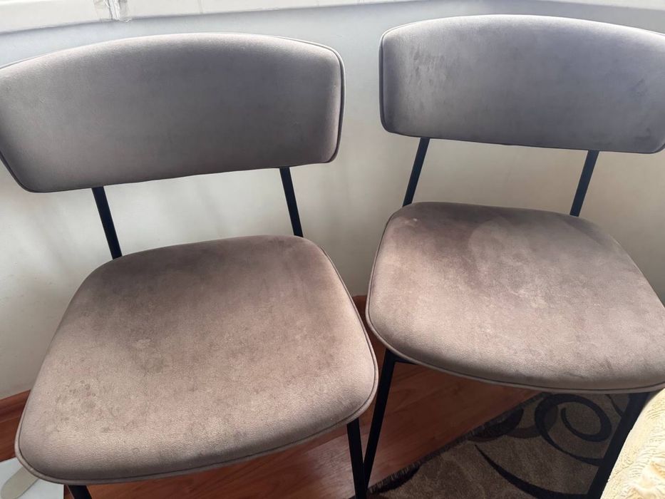 Велюровые итальянские стулья Calligaris fifties