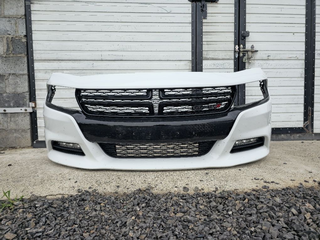 Zderzak przód Dodge charger 15+ grill kratki halogeny led