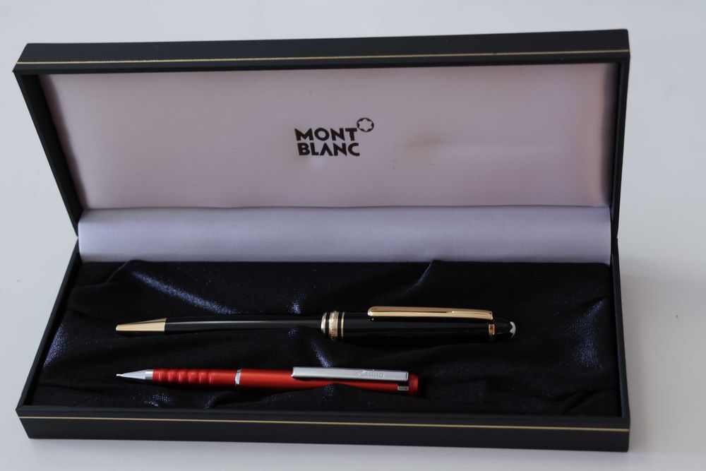 Esferográfica Montblanc Meisterstück Classic & Lapiseira Rotring