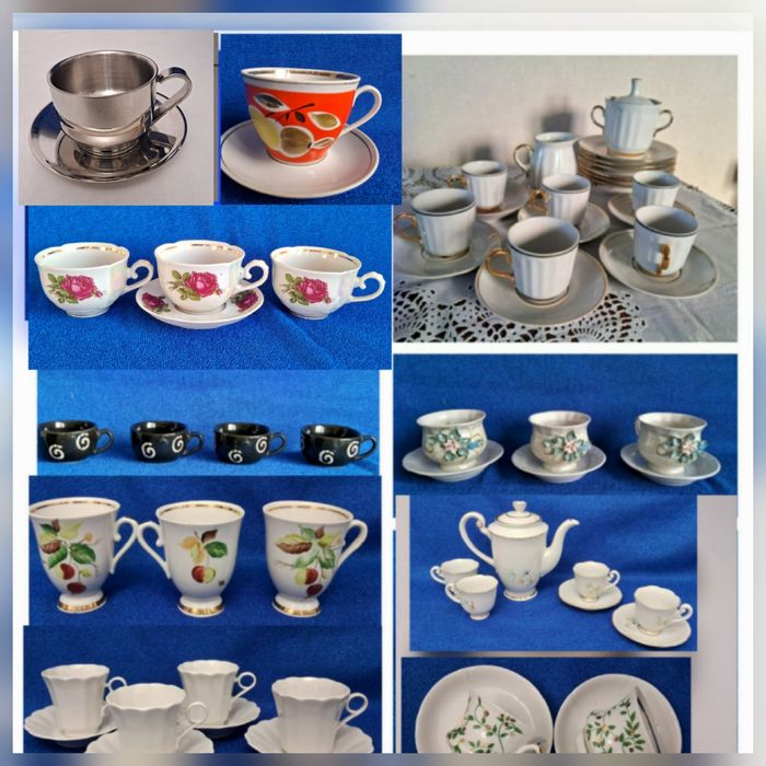 Кофейный сервиз Барановка чашки кофейные Городница BergHoff Корея