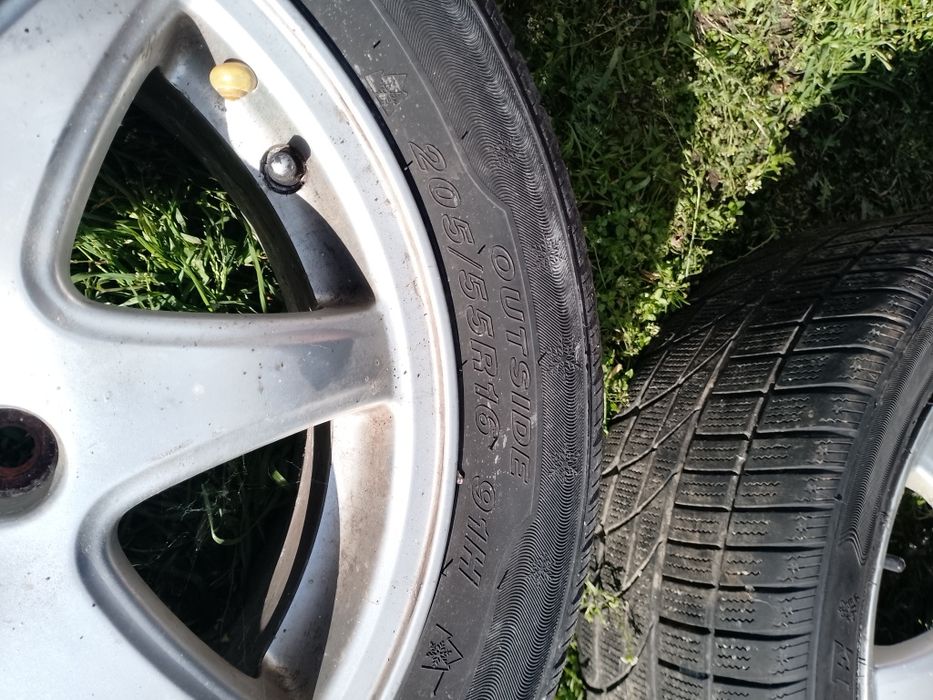 Felgi aluminiowe Honda 16" 5x14.3 + opony zimowe
