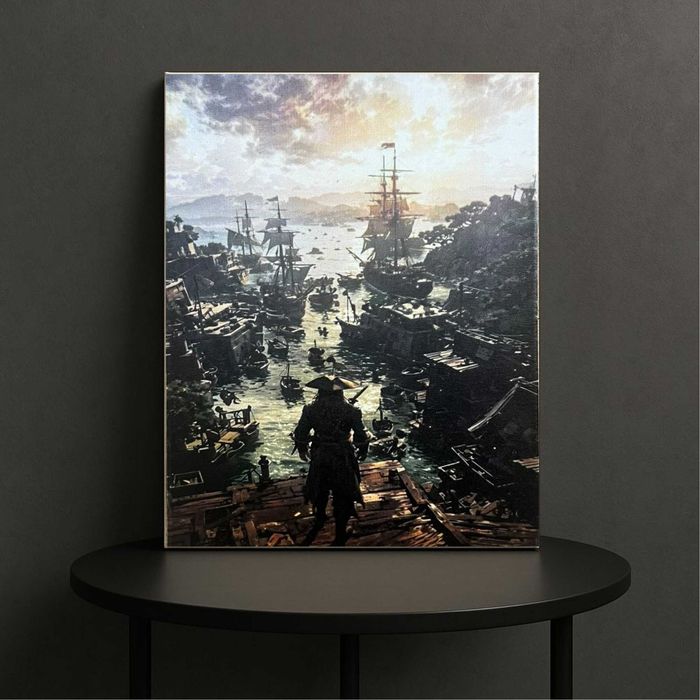 Piracki port – druk na płótnie