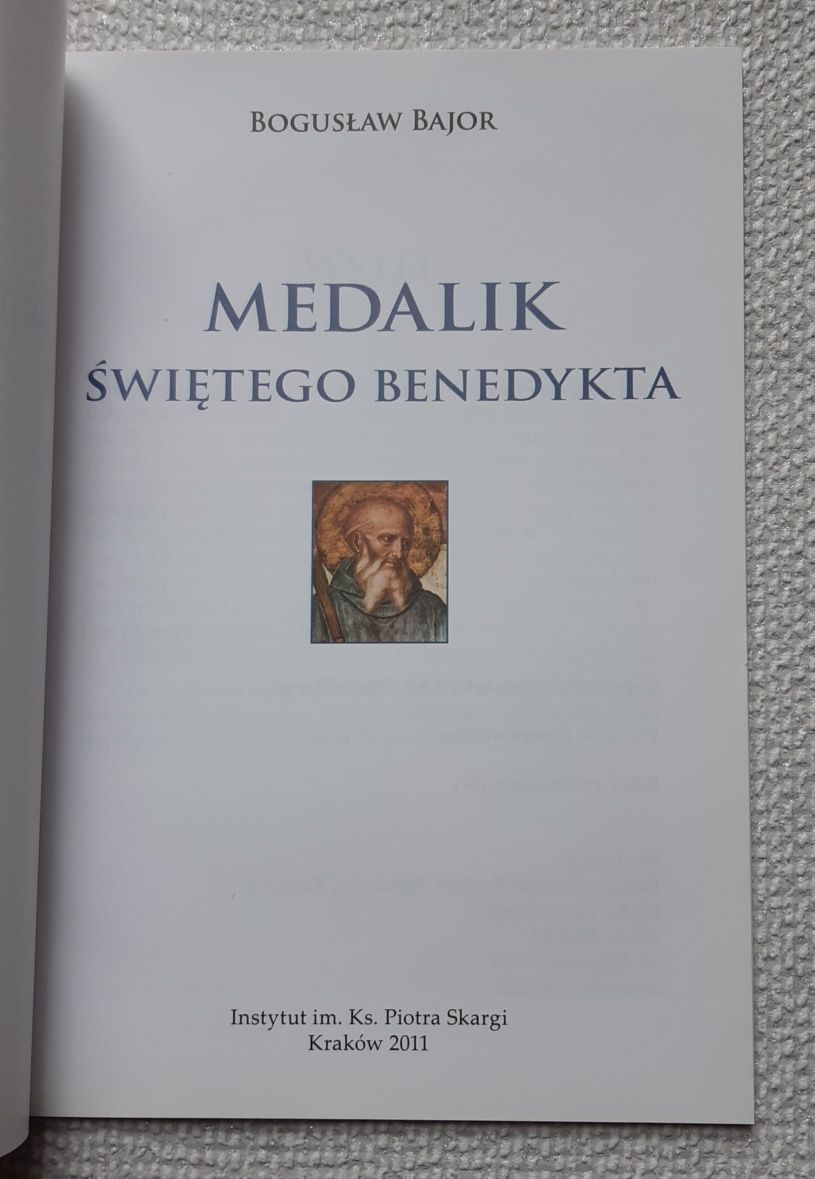 Książka "Medalik Świętego Benedykta" Bajor