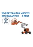 Zwyżka nożycowa elektryczna podnośnik koszowy nożycówka wynajem podest