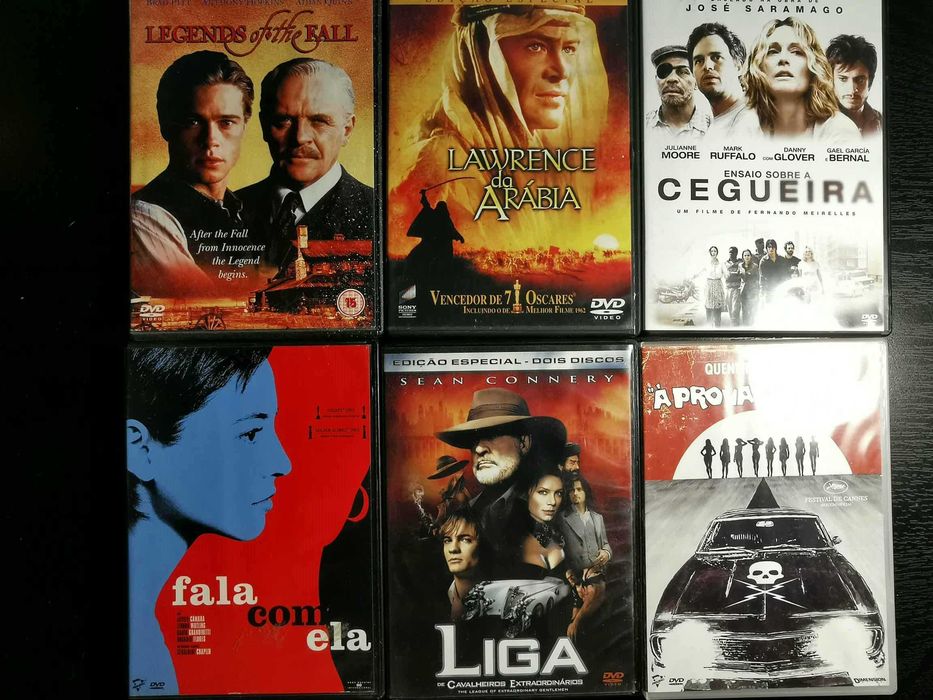 Coleção de DVDs variados