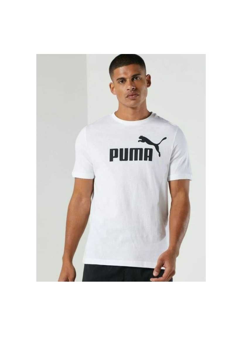 Футболка мужская puma ess logo tee 586449 02 новая оригинал, чоловіча