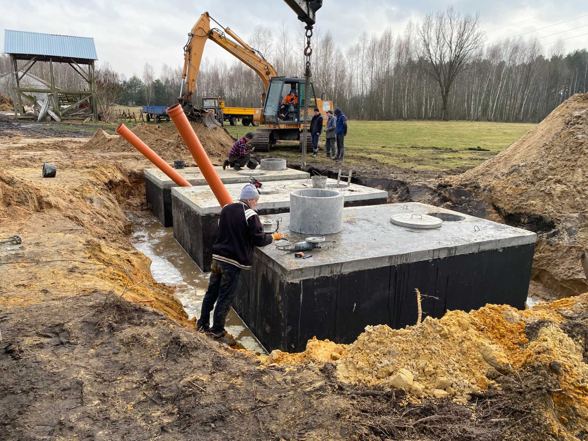 Szamba betonowe Szambo betonowe Zbiornik na deszczówkę 4, 5, 6 8 10 12