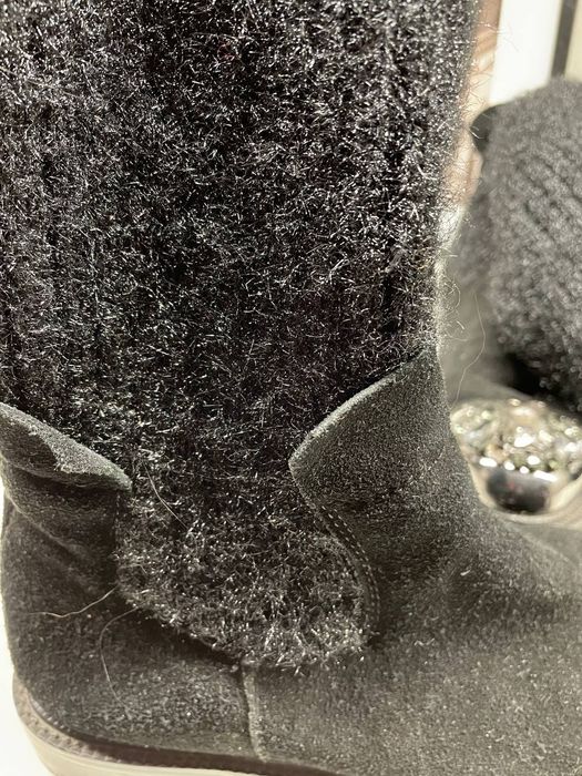 Натуральний замші в‘язаний носок