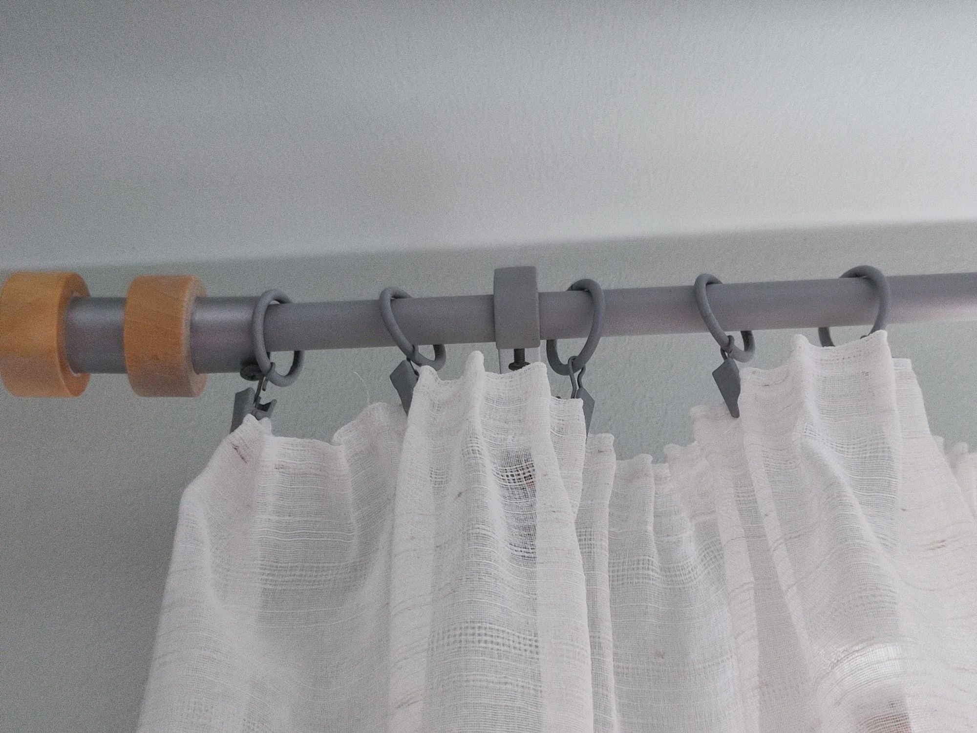 Karnisz metalowy pojedynczy Ikea po