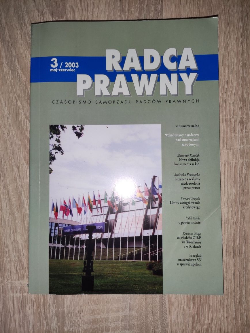 Czasopismo prawnicze Radca prawny nr 3/2003