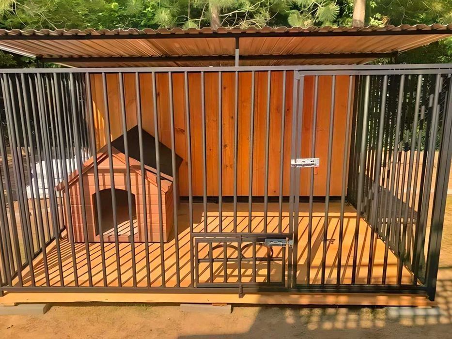 Stalowy Wytrzymały Kojec dla psa Box Klatka Solidny 2x2 4x2 2x3 3x2