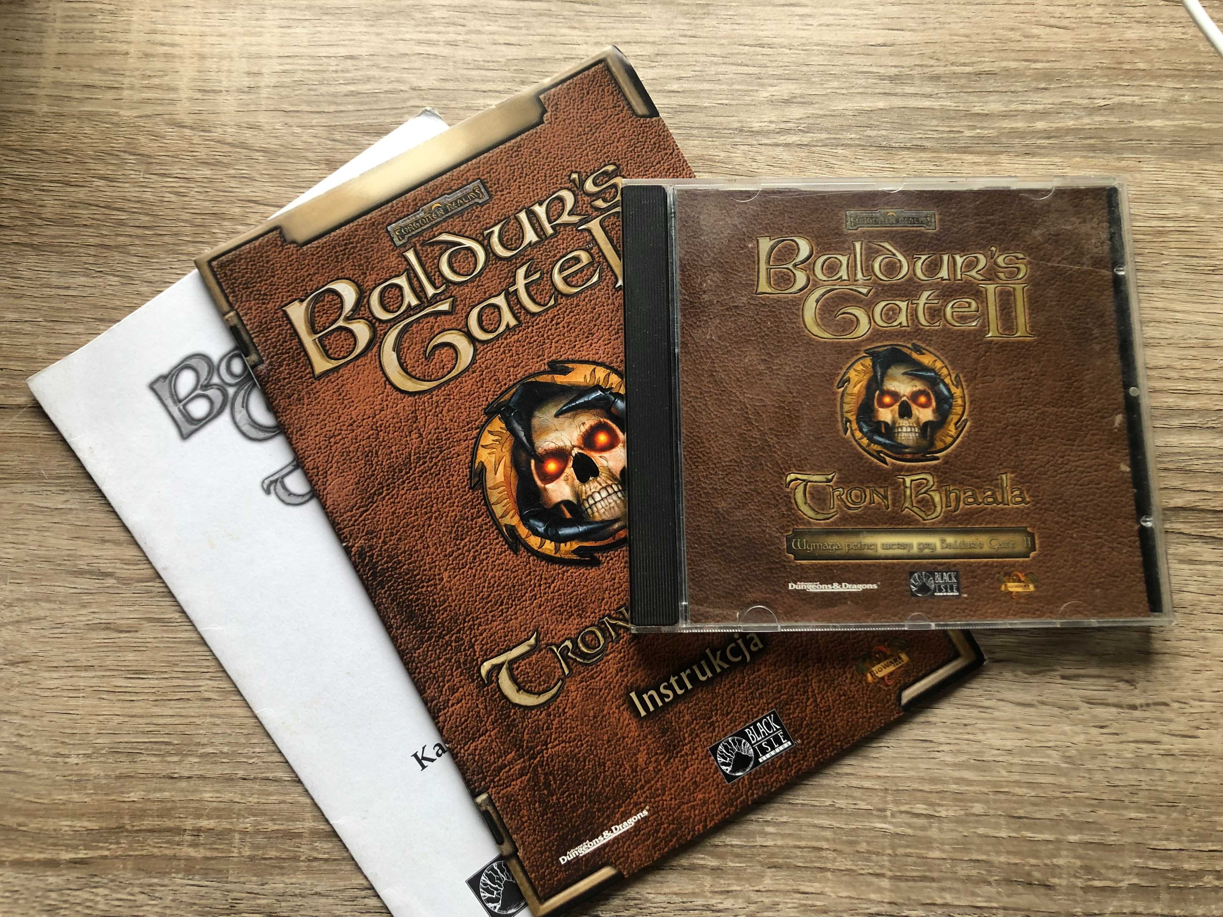 Baldurs Gate II Tron Bhaala gra na PC + instrukcja