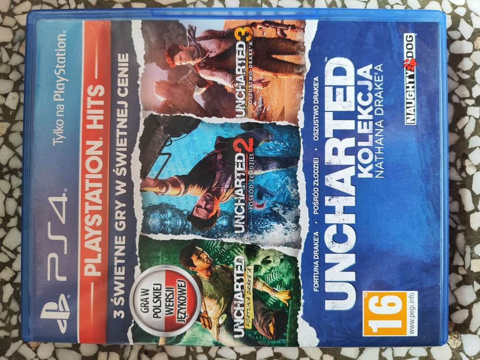 Uncharted Kolekcja PL PS4 lub PS5