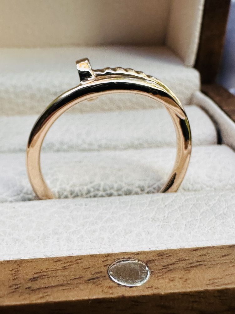Кольцо гвоздь  cartier 585