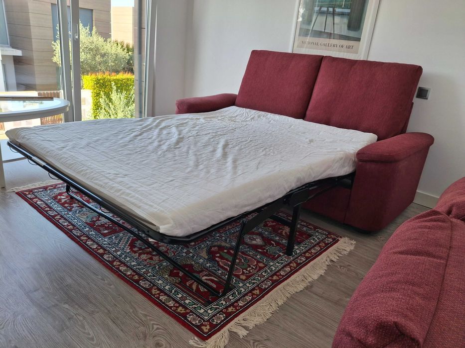 Sofá-cama (IKEA Lidhult) como novo, conforto incrível!